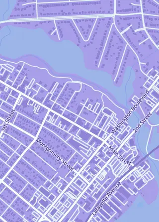 Street map around 3 Gear Games, Laurel