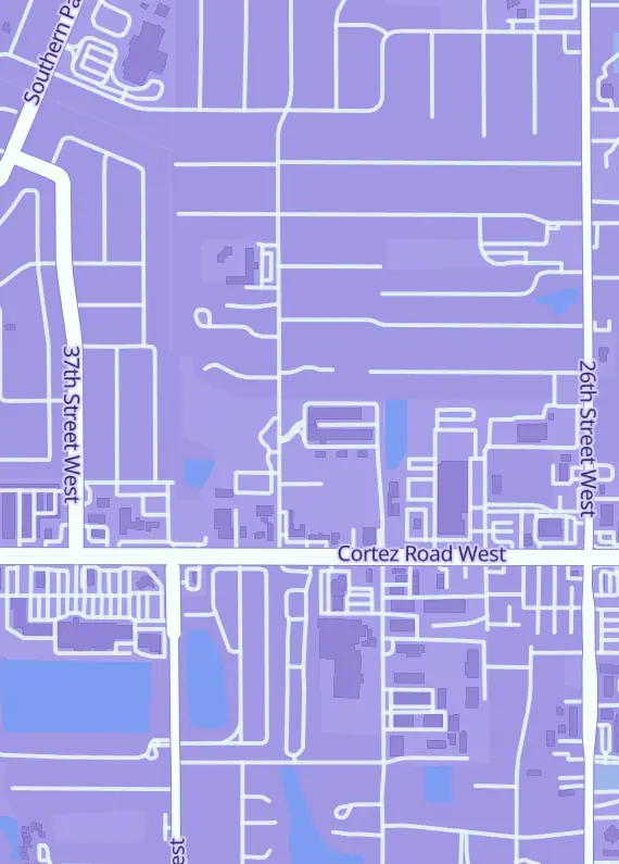 Street map around 941 Sports Cards, 4301 32nd St W, Bradenton, FL