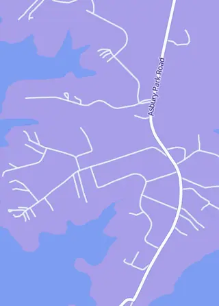 Street map around A-Z Rare Finds, Anderson
