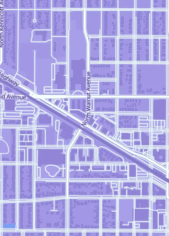 Street map around AAA Coins and Collectibles - Arlington Heights, 500 W Northwest Hwy, Arlington Heights, IL