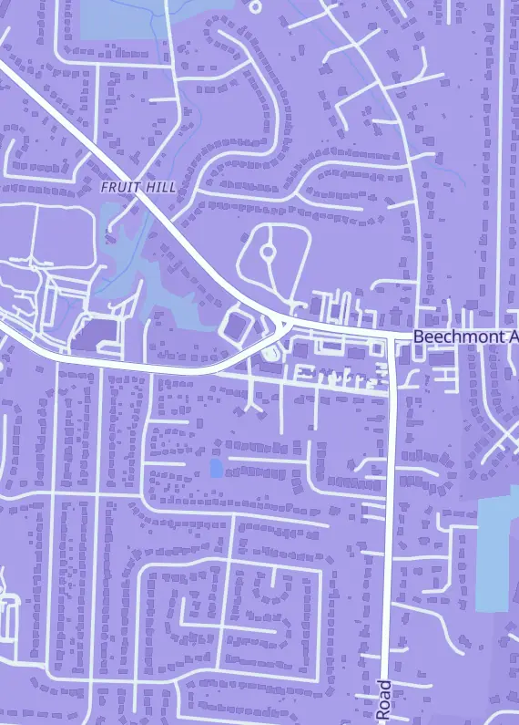 Street map around Acme Games, 7121 Salem Rd, Cincinnati, OH