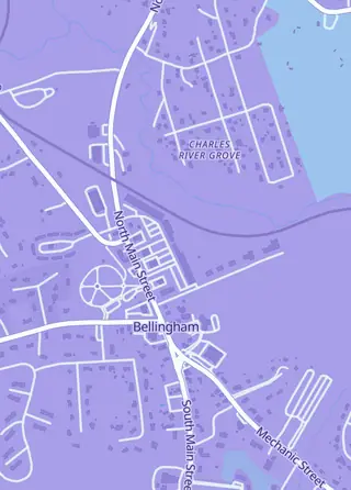 Street map around ahcardco, Bellingham