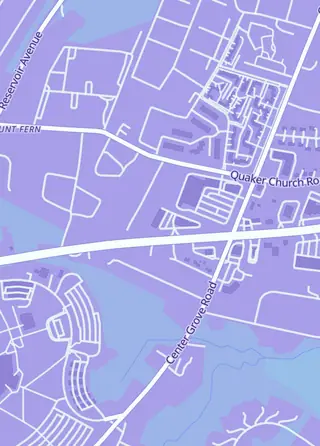 Street map around All In One Collectibles, Randolph