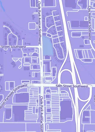 Street map around All-Star Sports Cards & Gaming, Wyoming