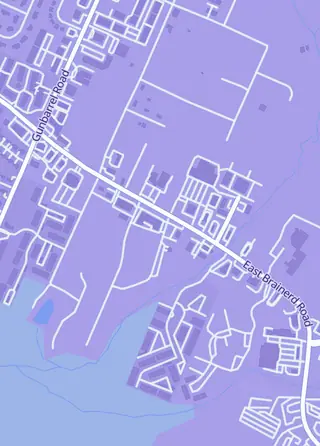 Street map around All Star Sports Cards, Chattanooga
