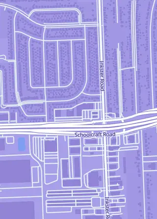 Street map around All That Games & Accessories, Livonia