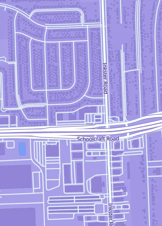 Street map around All That Games & Accessories, 27462 Schoolcraft Rd, Livonia, MI