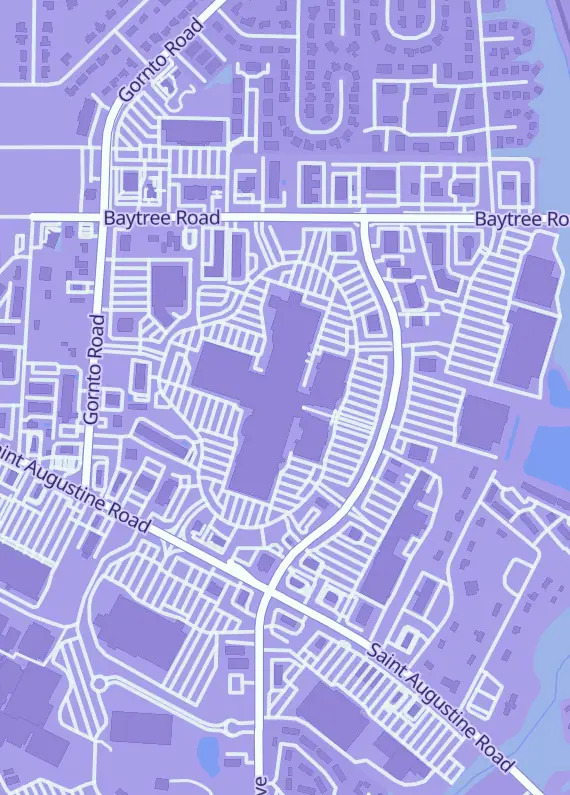 Street map around Alpha Collectables LLC, Valdosta Mall, 1700 Norman Dr, Valdosta, GA