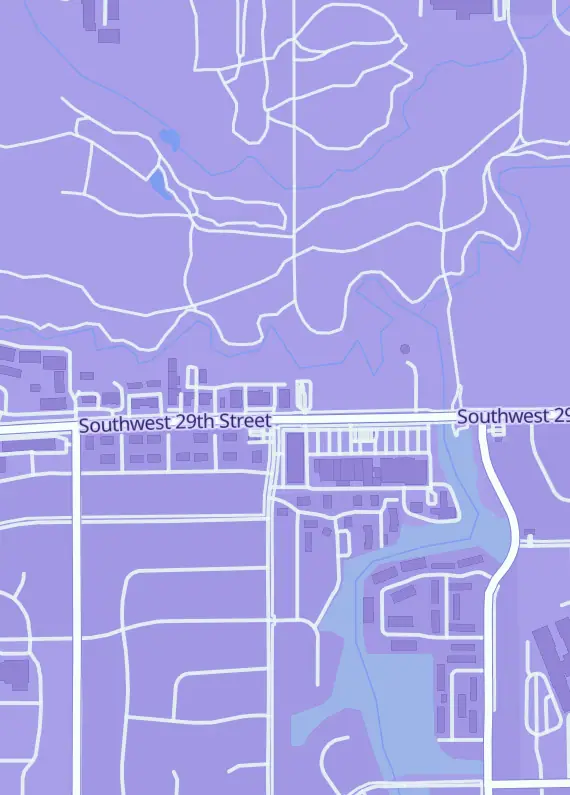 Street map around Amazing Fantasies, 3074 SW 29th St, Topeka, KS