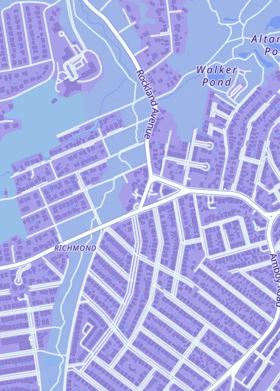 Street map around Amazing Games TCG, 3189 Richmond Rd, New York, NY