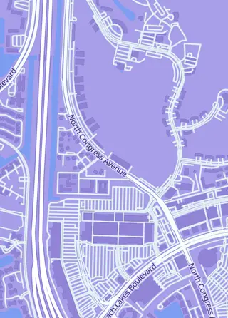 Street map around American Deals TCG, West Palm Beach