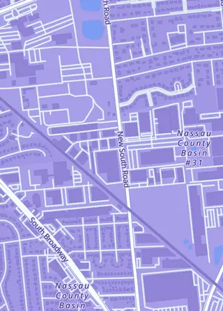 Street map around Amok Time Toys, Hicksville