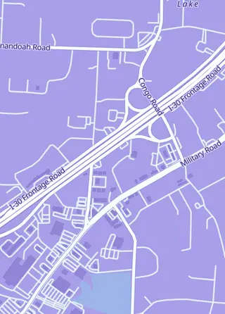 Street map around Archangel Games, Benton