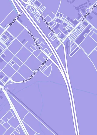 Street map around Average Ape Comics and Games, Anderson
