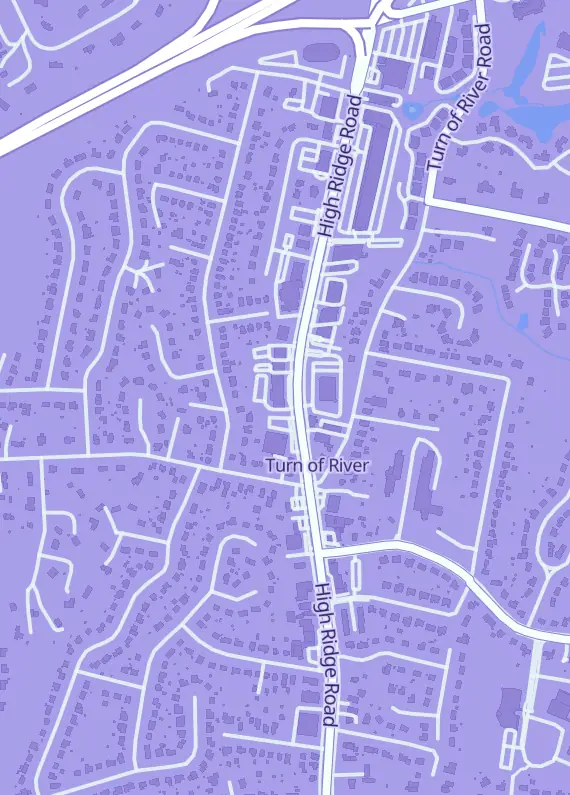 Street map around Awesome Toys and Gifts, 970 High Ridge Rd, Stamford, CT