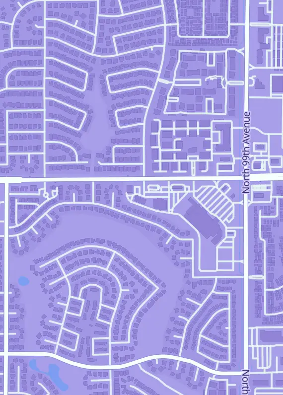 Street map around AZ Sports Cards, 10045 W Camelback Rd, Phoenix, AZ