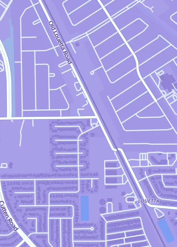 Street map around Bad Wolf Trading, 16911 Memorial Chase Rd Ste 3, Houston, TX