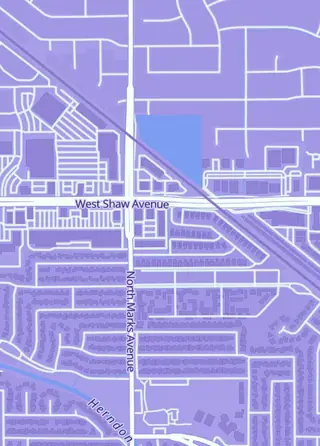 Street map around Bases Loaded Sports Cards & Collectibles, Fresno