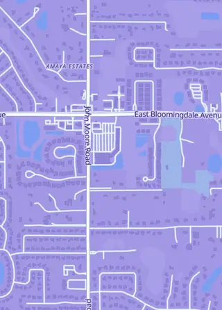 Street map around Black Flag Gaming Company, Brandon