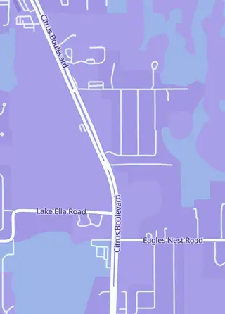 Street map around Black Panther Sports Cards, Lady Lake