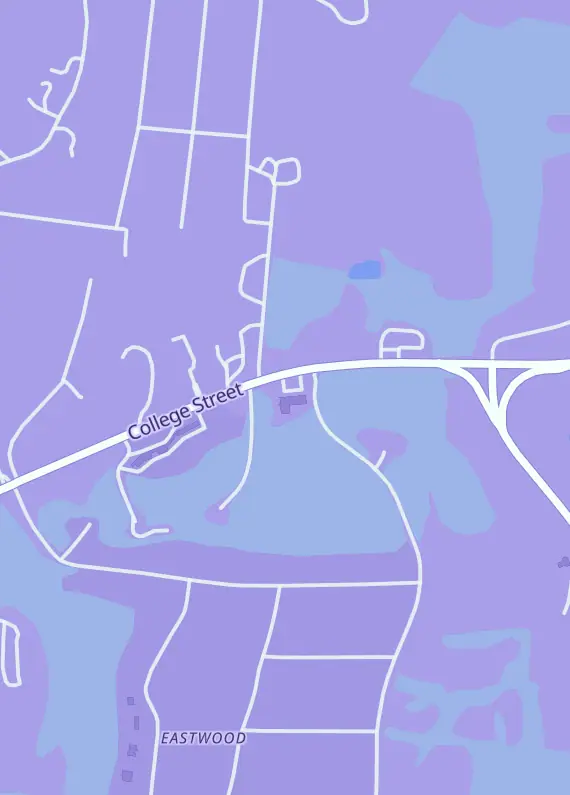 Street map around Blackthorn, 1430 Highway 70 E, Dickson, TN