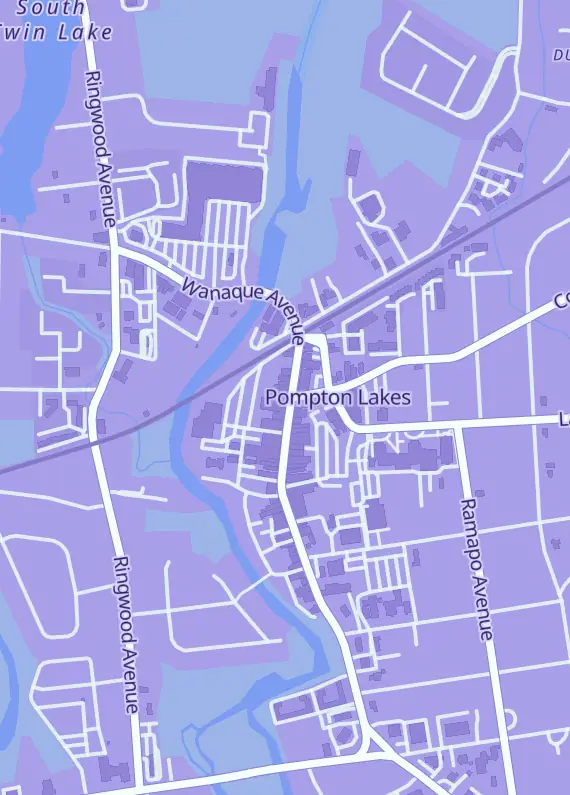Street map around Boone Enterprises Authentic Autographs, 200 Wanaque Ave Ste 204, Pompton Lakes, NJ