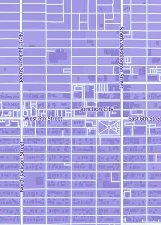 Street map around BraceyTCG, Junction City
