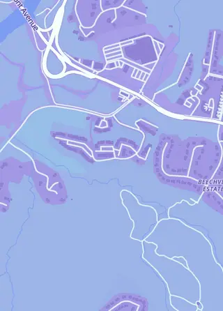 Street map around Break Fast Cards, Cincinnati