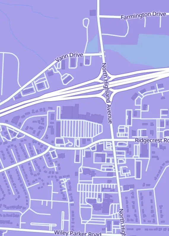 Street map around Canada's Collectible Games, 33 B Carriage House Dr, Jackson, TN