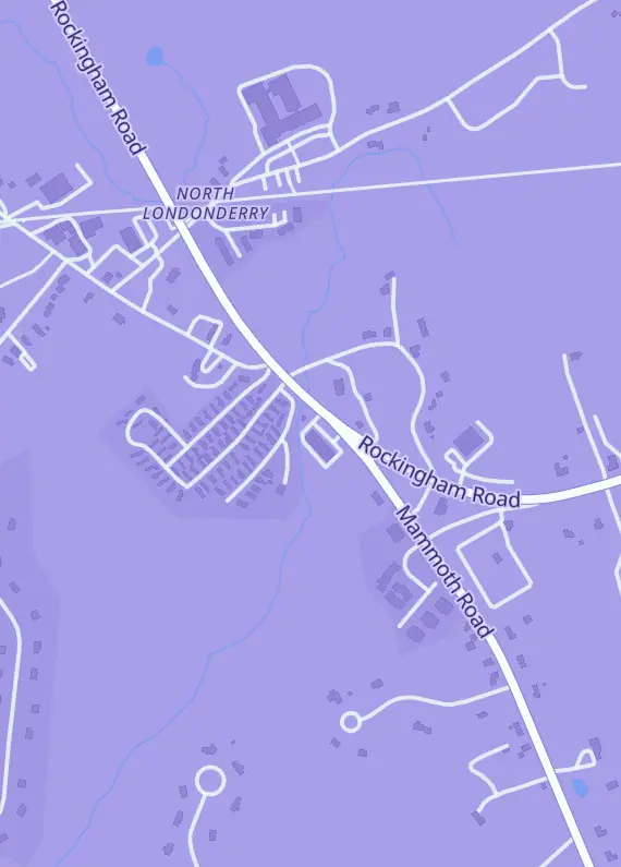 Street map around Card Czar, 501 Mammoth Road 1, Londonderry, NH