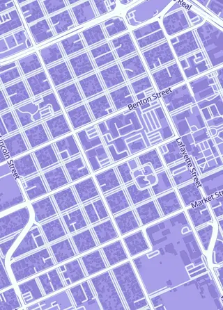Street map around Card Shop Santa Clara, Santa Clara