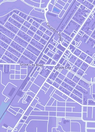 Street map around Cardcollector2 Sports Cards, Grove City