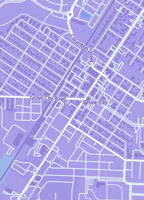 Street map around Cardcollector2 Sports Cards, 3455 Grove City Rd, Grove City, OH
