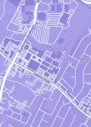Street map around Cards and Culture, Baton Rouge