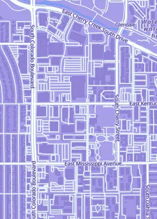 Street map around Cards & Quests, Glendale