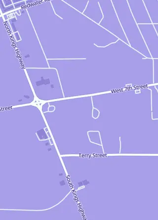 Street map around CardWizards Cards, Comics & More, Texarkana