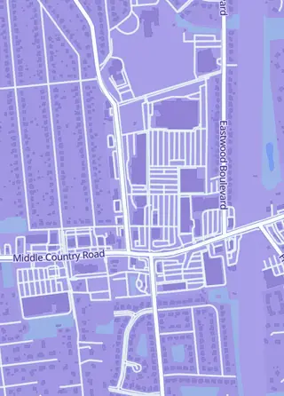 Street map around CaseCover Co., Centereach