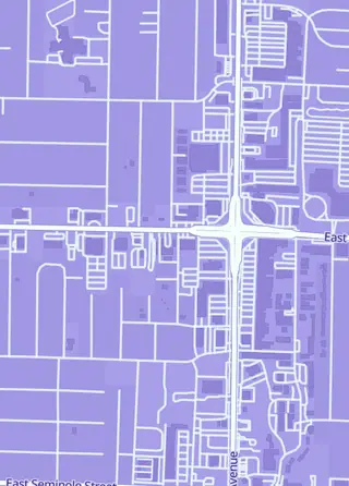 Street map around Centerfield Sports Cards, Springfield