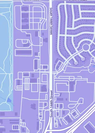 Street map around CK Sports Cardz, Omaha