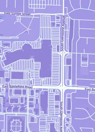 Street map around Collectomaniacs, Springfield