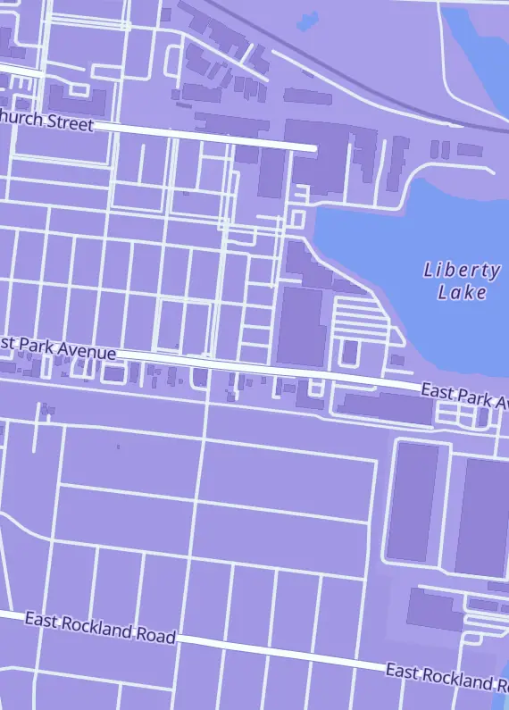 Street map around Comic Buying Center, 624 E Park Ave Ste D, Libertyville, IL