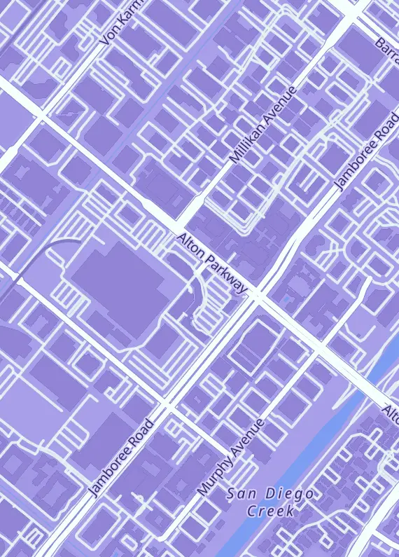Street map around Cooper's eSports Gaming Center, 2700 Alton Pkwy #237, Irvine, CA