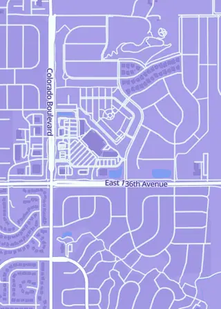 Street map around Courtside Collectibles, Thornton