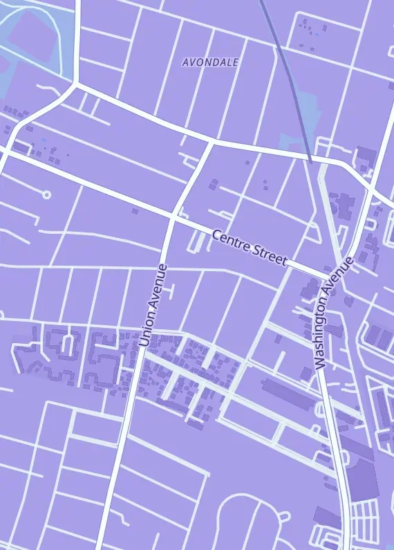 Street map around Ctrl+Alt Vault, Nutley, NJ