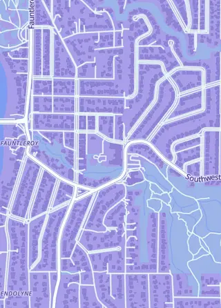 Street map around Devir Americas, Seattle