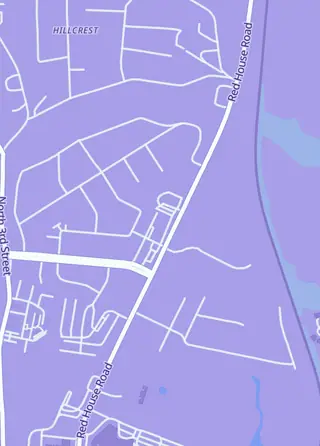 Street map around DK's Cards and Games, Richmond