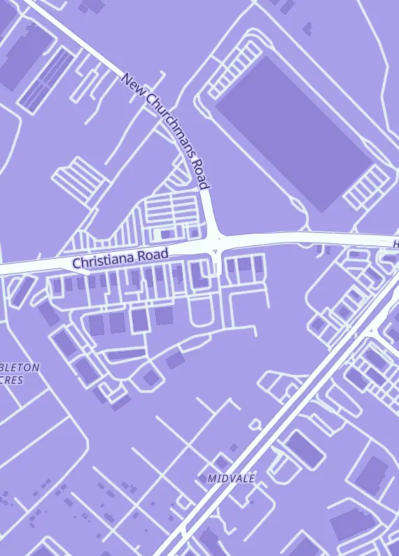 Street map around Do Big Things Collectibles Inc, 807 Churchmans Rd Ext, New Castle, DE