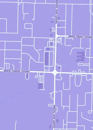 Street map around Dragon House Games, LLC, Buffalo