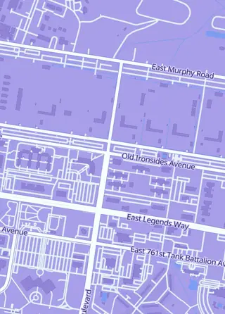 Street map around Dragon Pop Social, Fort Cavazos