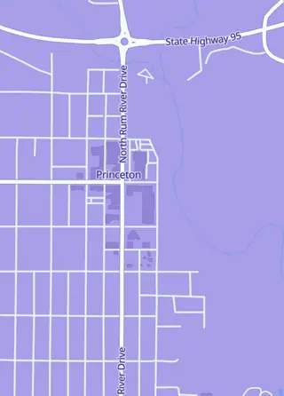 Street map around DuBois Station – Hobby, Art, & Collectibles, Princeton